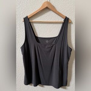 Cozy Earth Size XXXL Bamboo Gray Square Neck Pajama Tank Top Soft